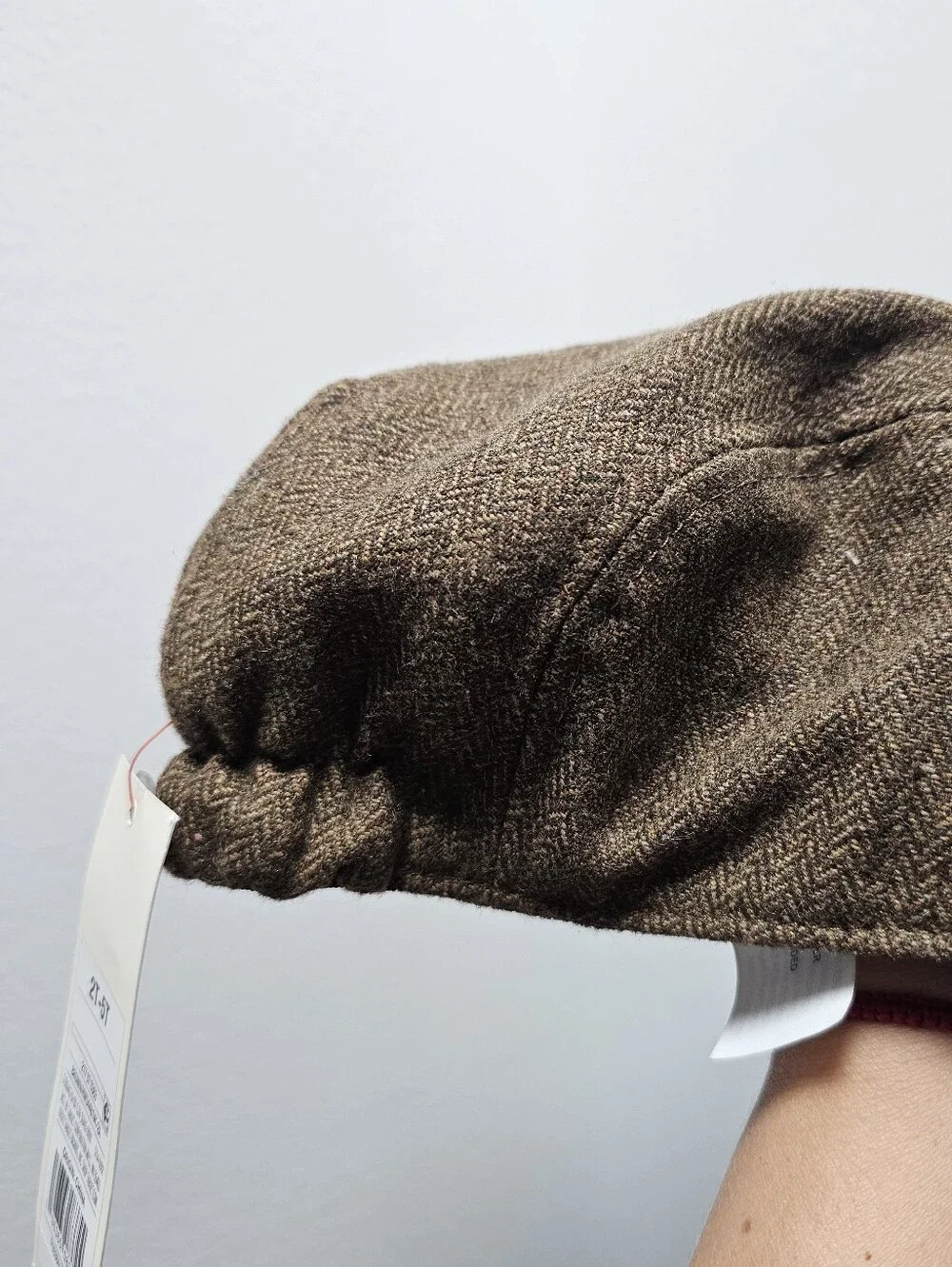 Boys Brown Tweed Flat Cap Size 2T - 5T